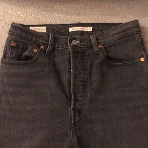Levi’s ribcage jeans worn once